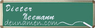 Dieter Neemann Visitenkarte